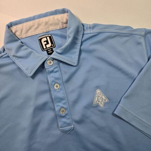 FootJoy Other - FootJoy Golf Polo Shirt Mens 50" Chest 31" Length Light Blue EV Country Club